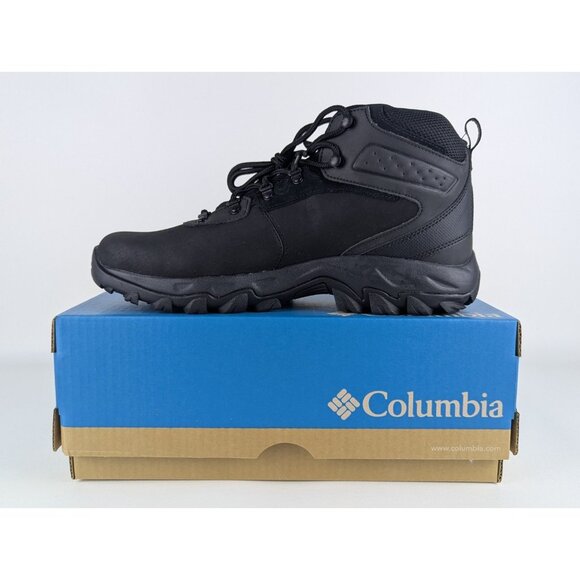 Columbia Newton Ridge Plus II Waterproof Boots Black Men's 13 Amputee Right Shoe - Picture 2 of 7